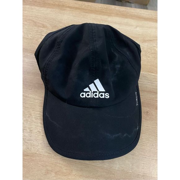 Adidas Black Baseball Cap Adizero Clima Cool Golf Tennis Outdoor Sports* - Picture 1 of 9